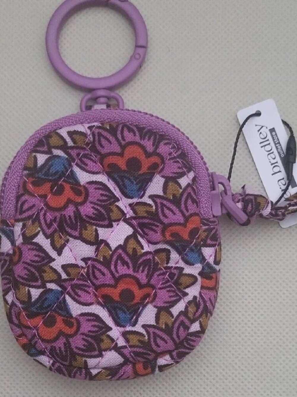 Vera Bradley wallet crossbody Scaevola  Fan & Bag Charm for Airpods - Picture 11 of 11